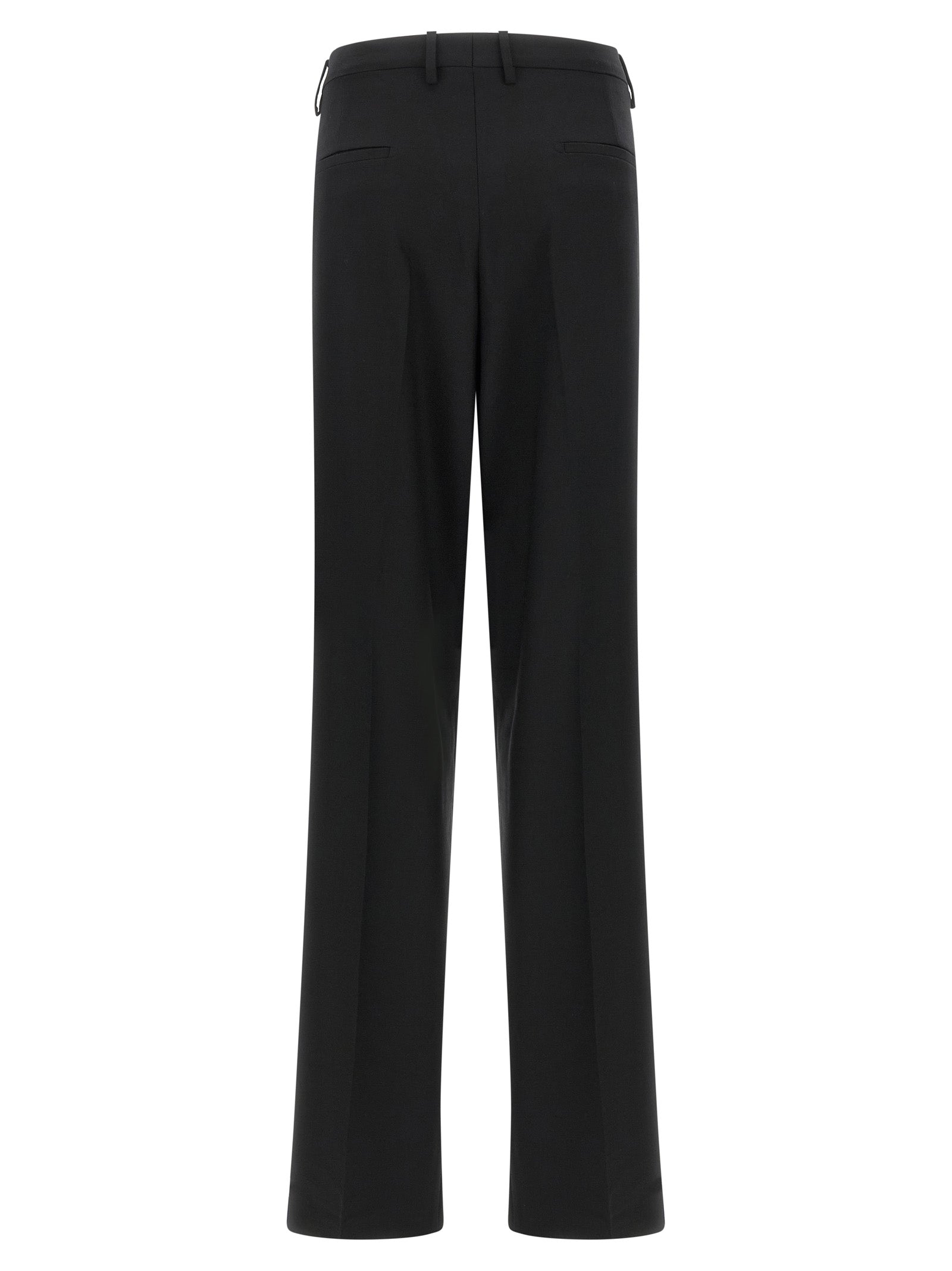 Black Polyester Dress Pants