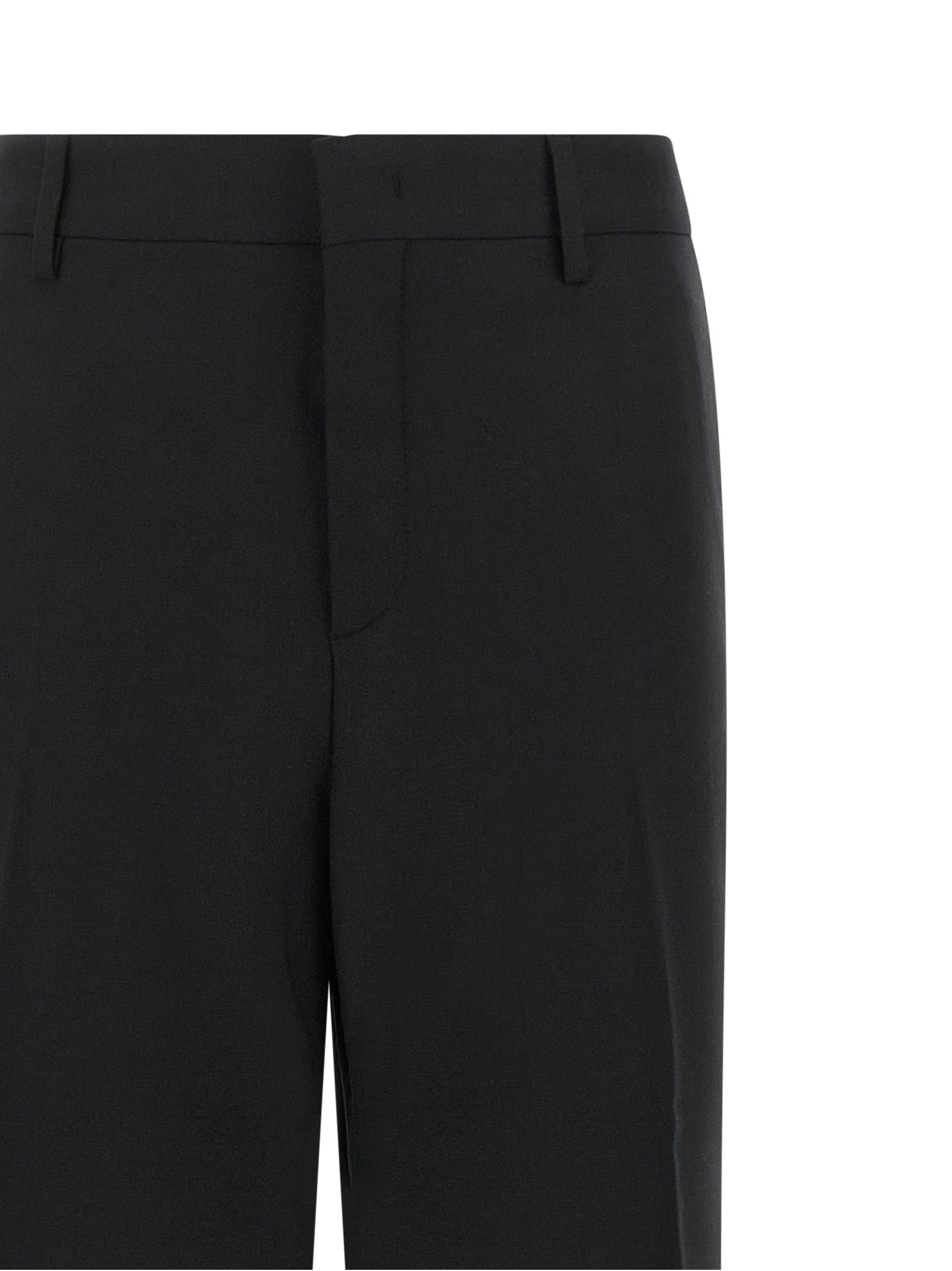 Black Polyester Dress Pants