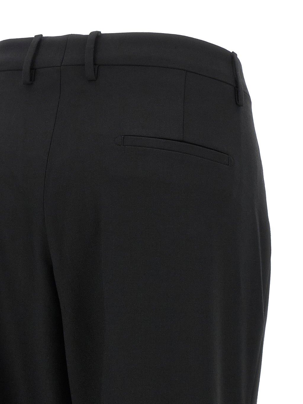 Black Polyester Dress Pants