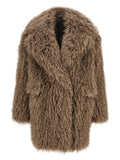Gray Polyester Coat