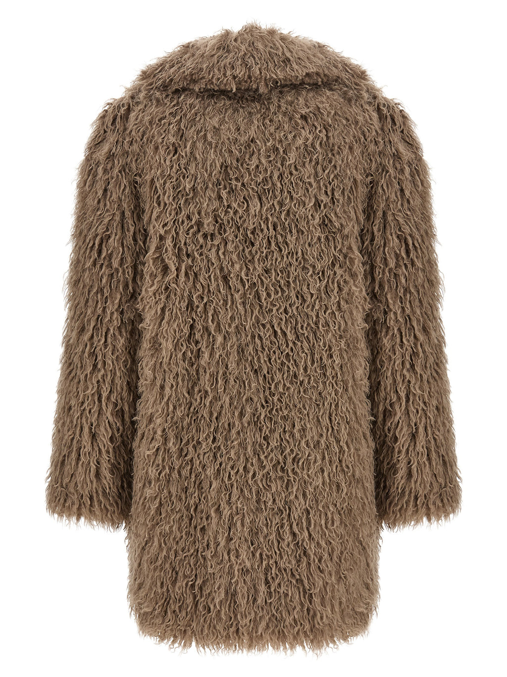 Gray Polyester Coat