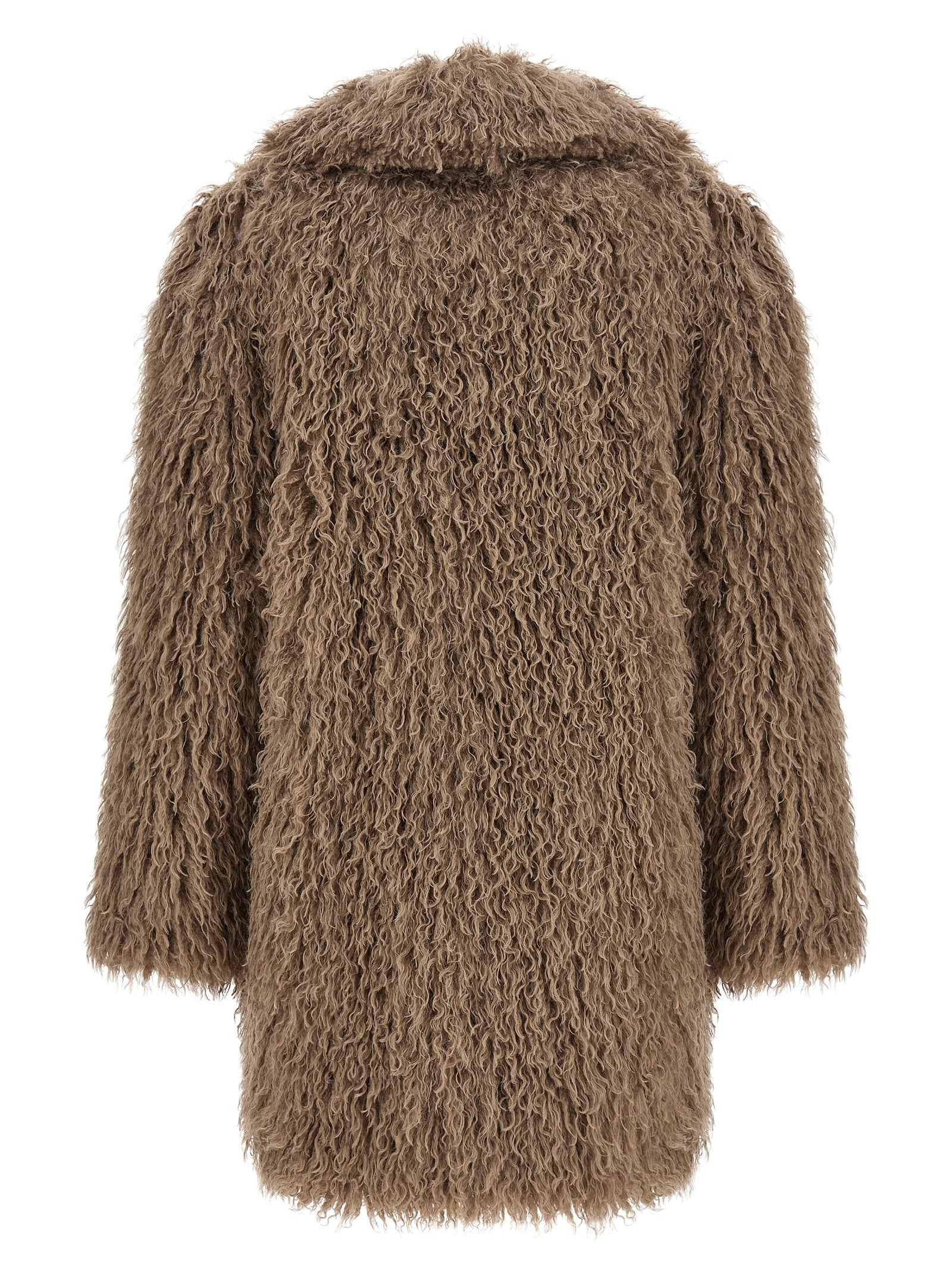 Gray Polyester Coat