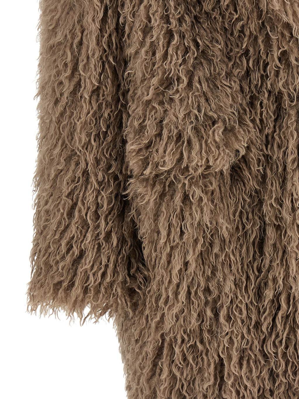 Gray Polyester Coat