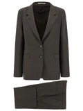 Gray Virgin Wool Two-Piece Suit
