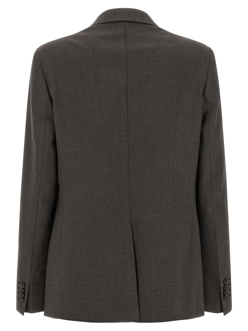 Gray Virgin Wool Two-Piece Suit
