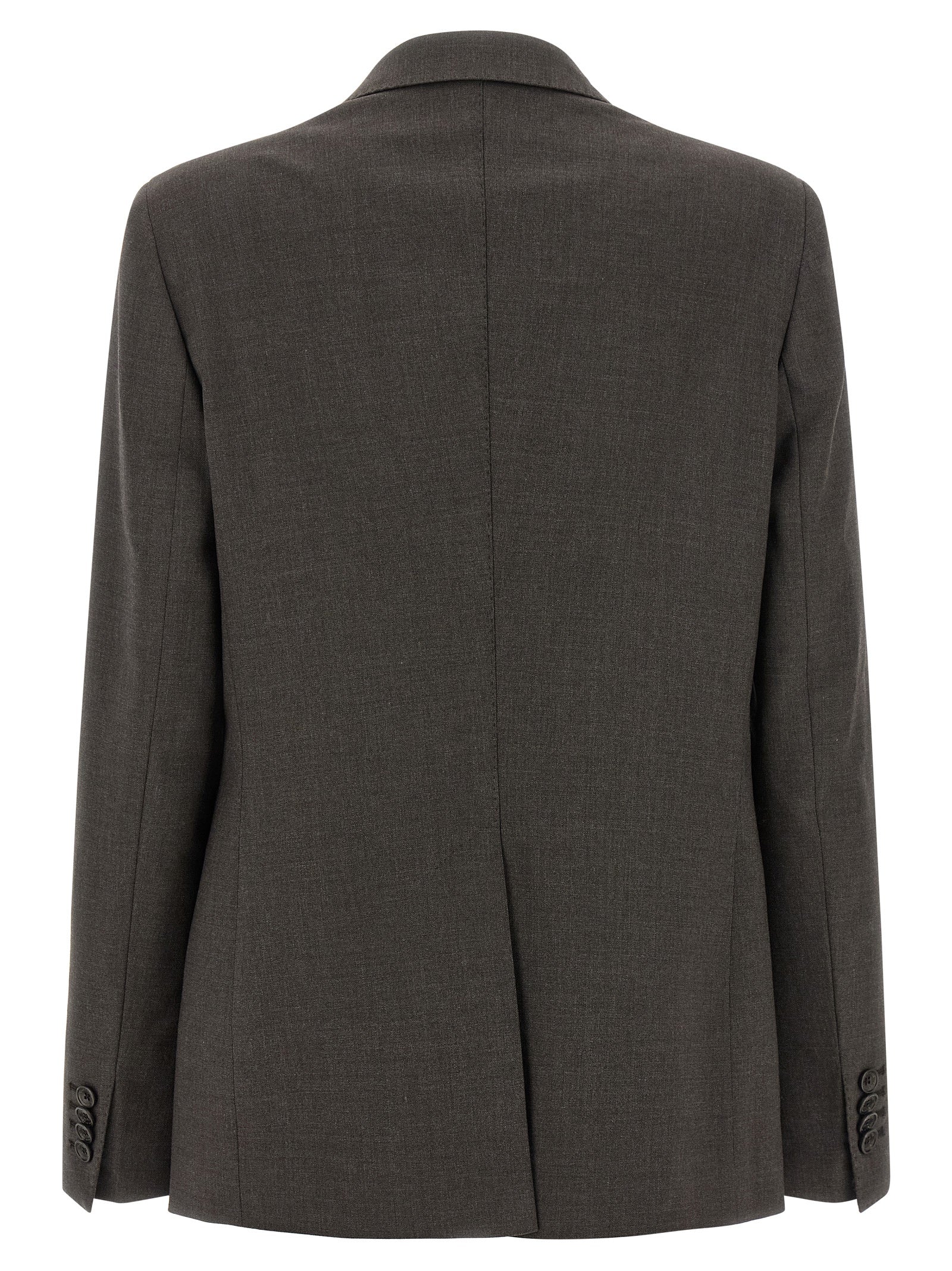 Gray Virgin Wool Two-Piece Suit