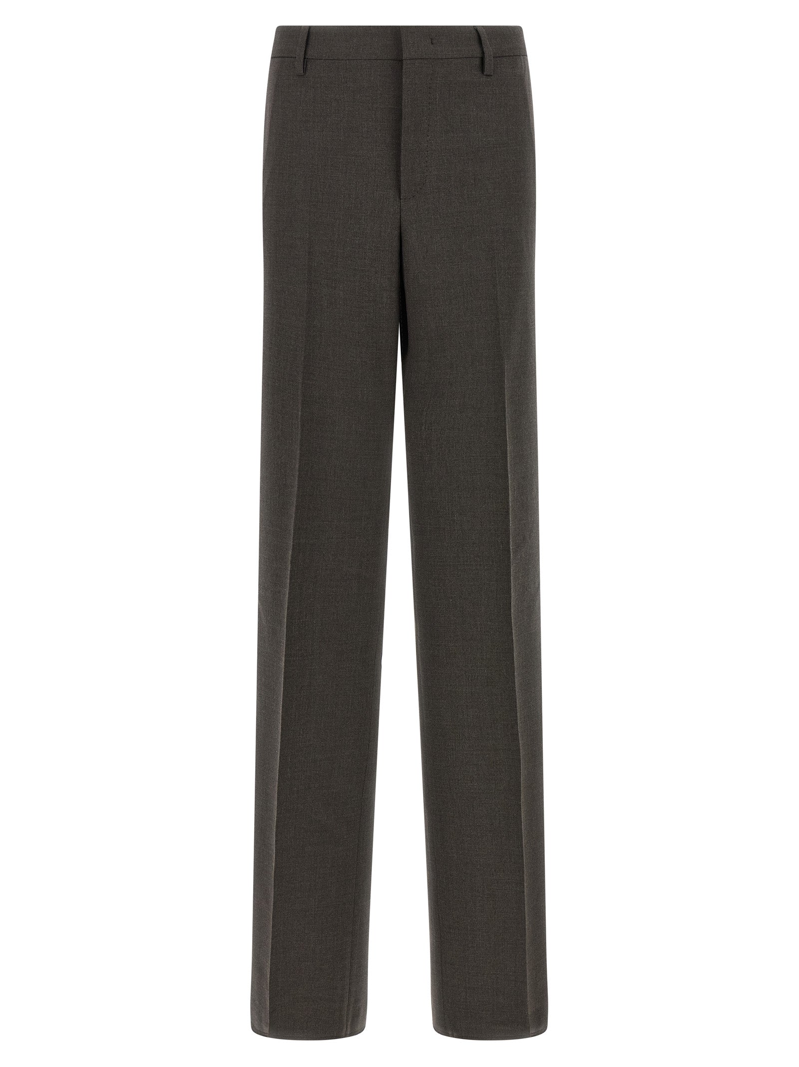Gray Virgin Wool Two-Piece Suit