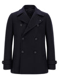 Blue Wool Coat
