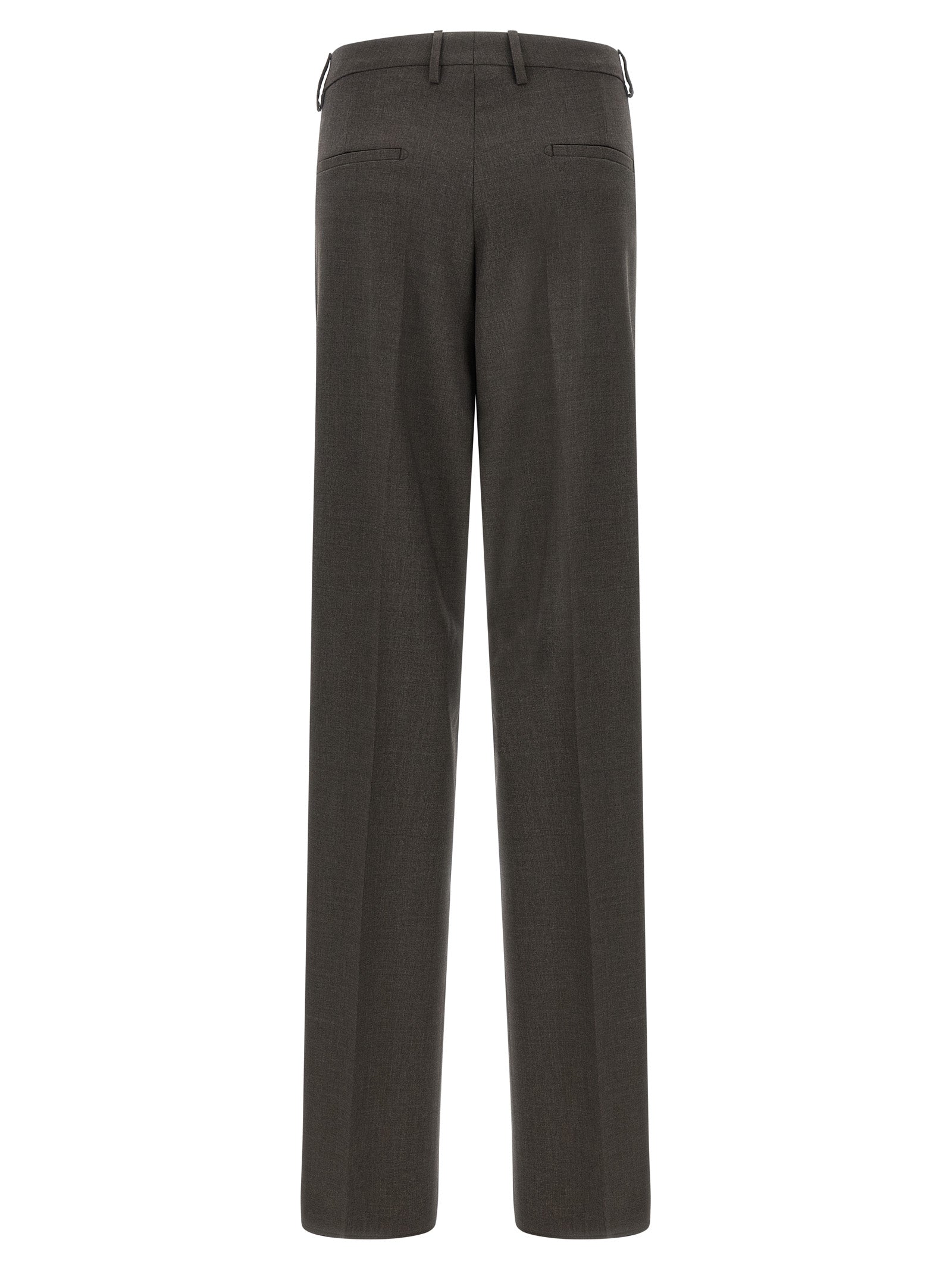 Gray Virgin Wool Two-Piece Suit