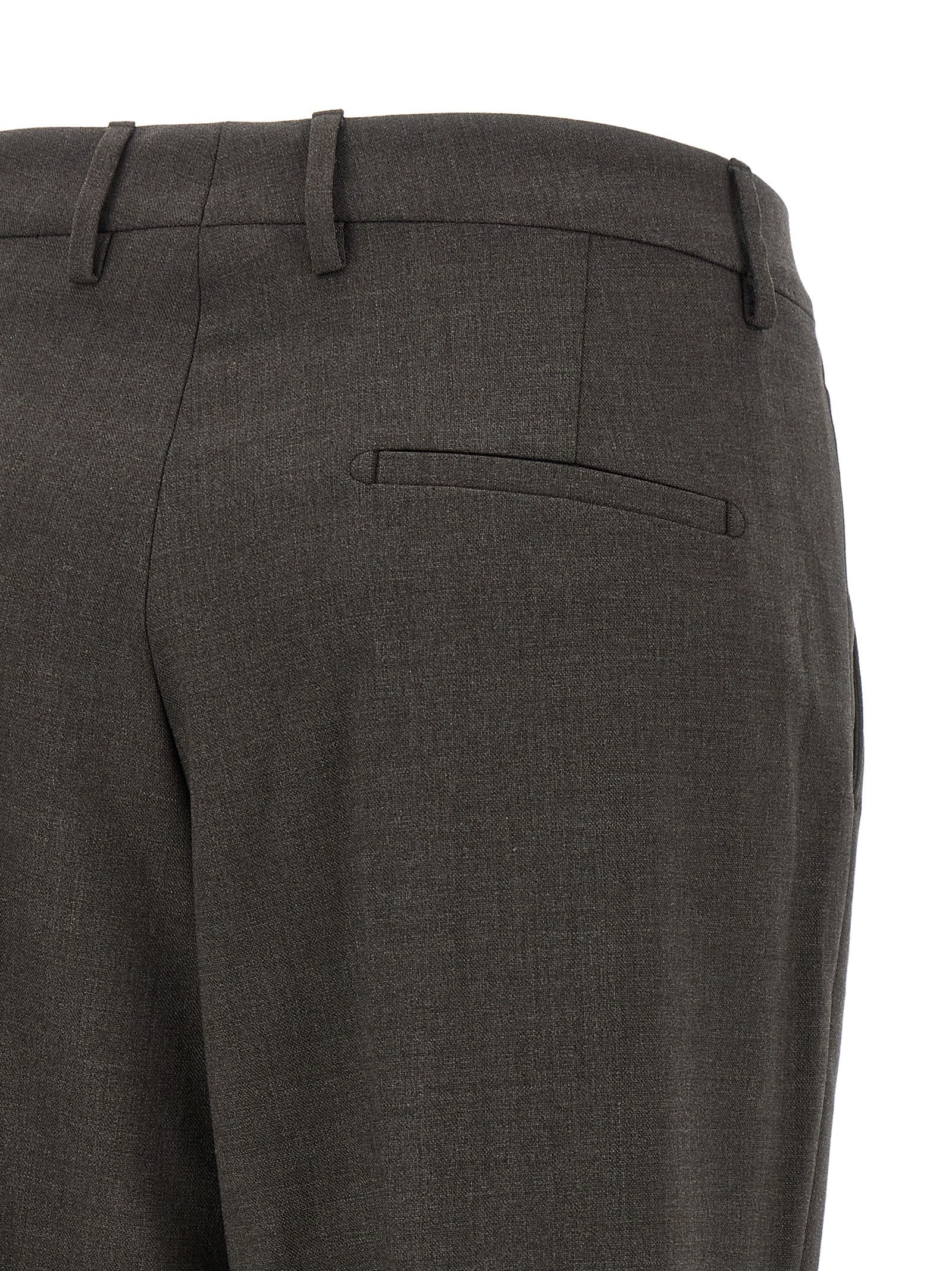 Gray Virgin Wool Two-Piece Suit