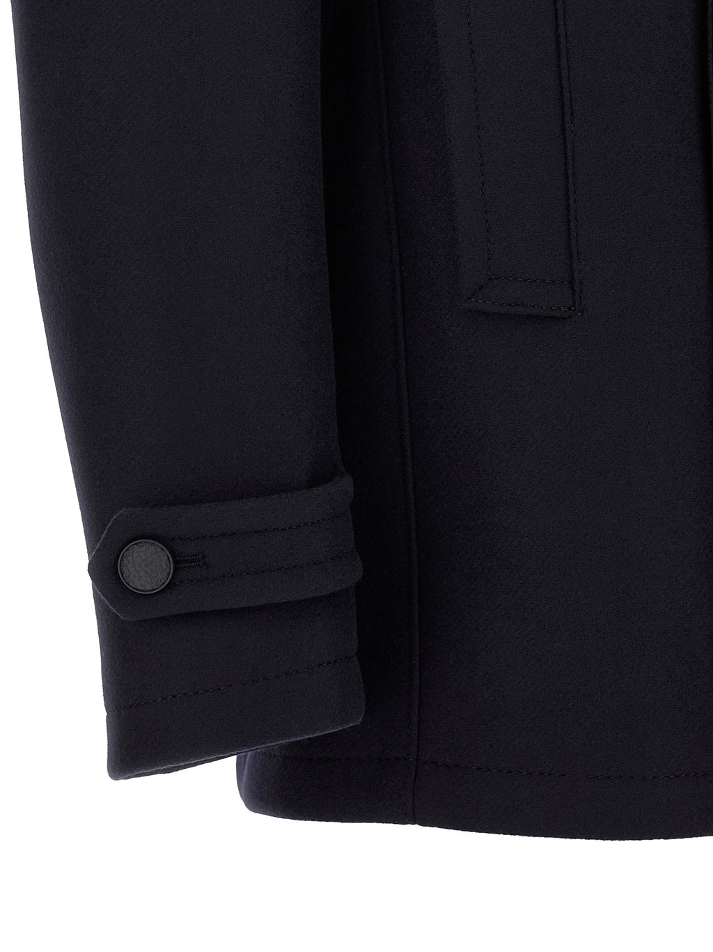 Blue Wool Coat
