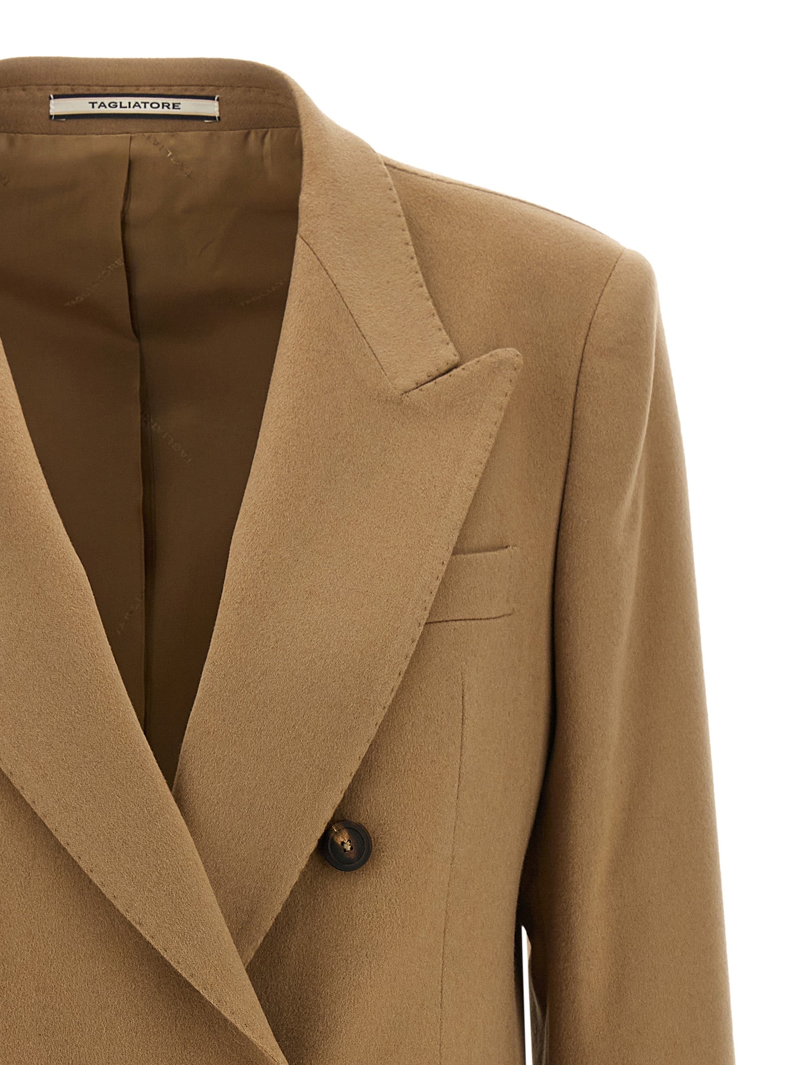 Beige Cashmere Blazer