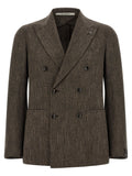 Brown Virgin Wool Blazer