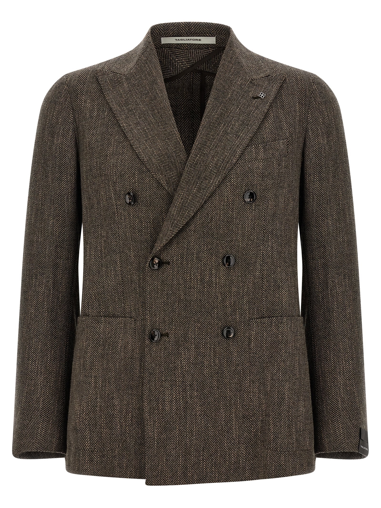 Brown Virgin Wool Blazer