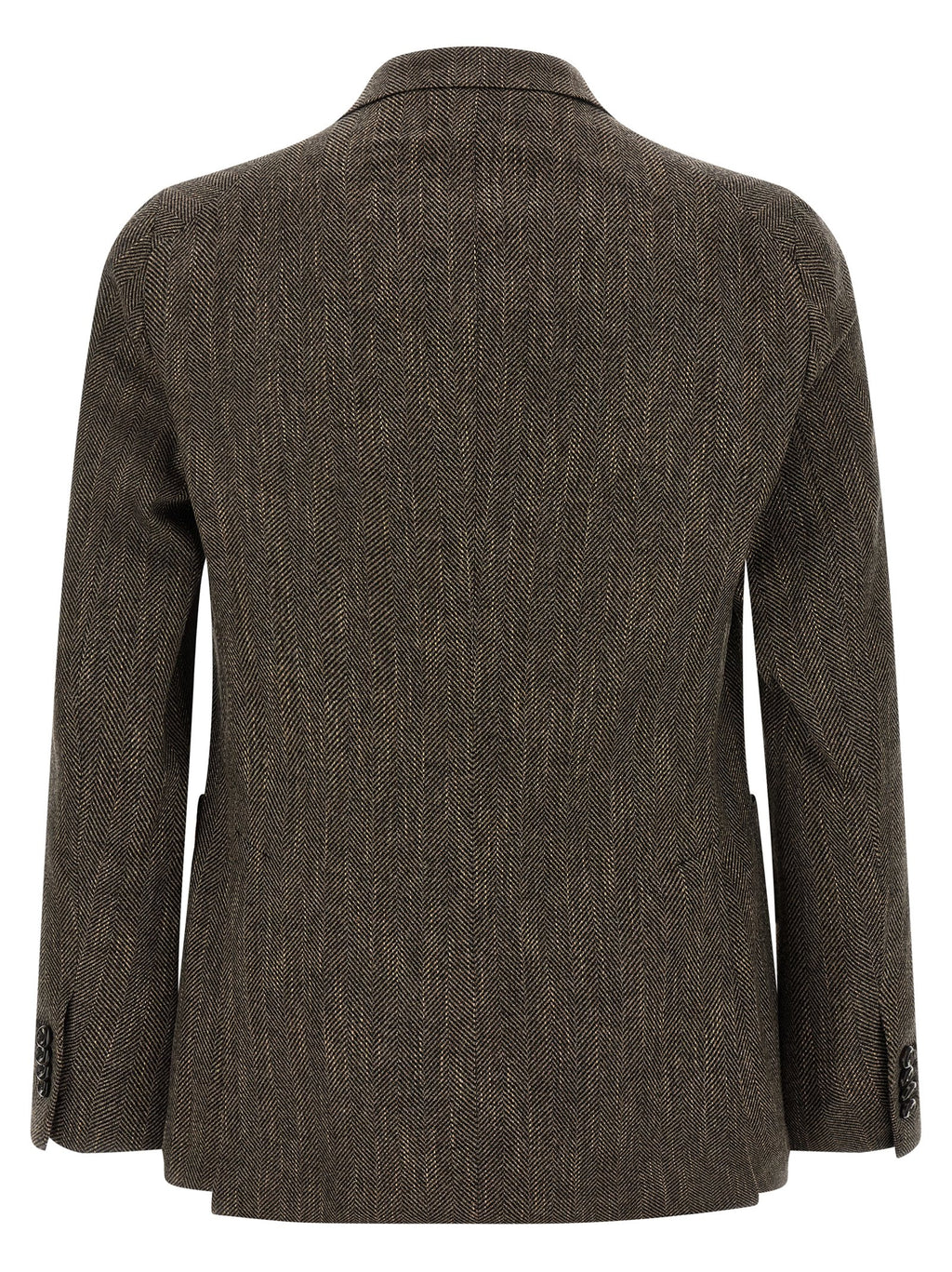 Brown Virgin Wool Blazer