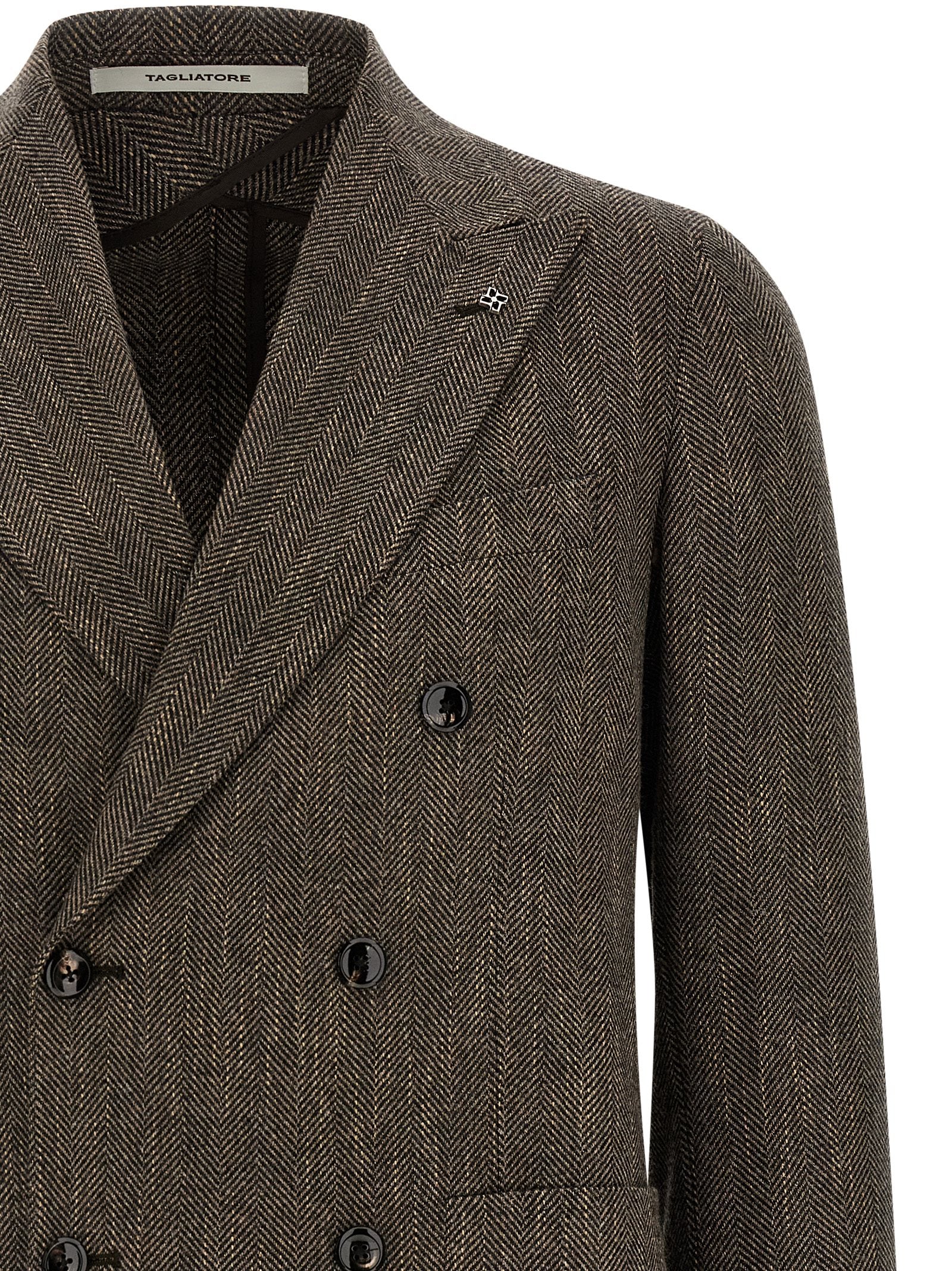 Brown Virgin Wool Blazer