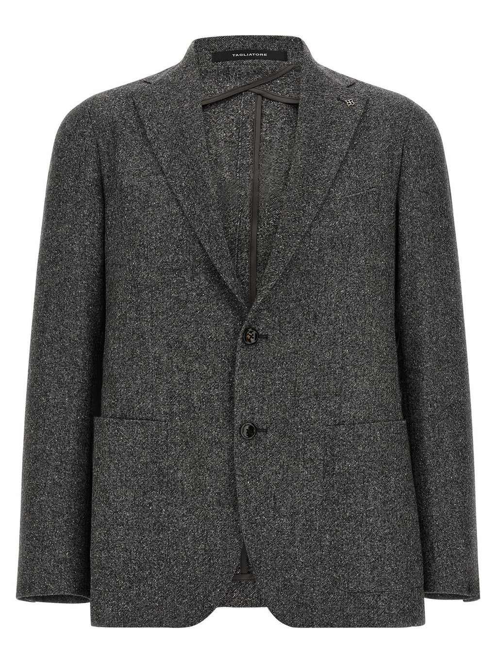 Gray Virgin Wool Blazer