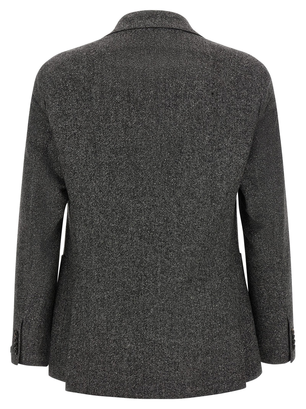 Gray Virgin Wool Blazer