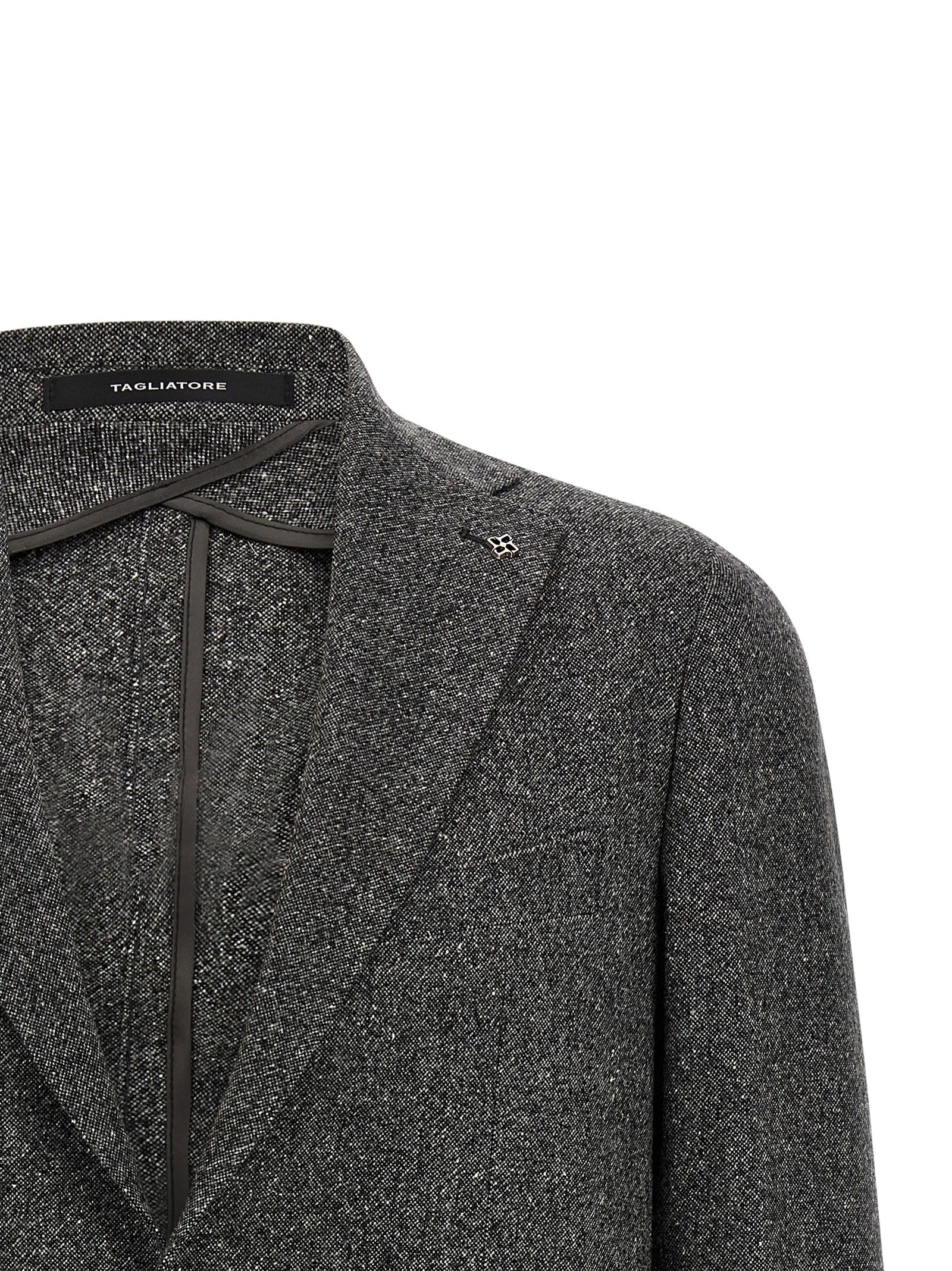 Gray Virgin Wool Blazer