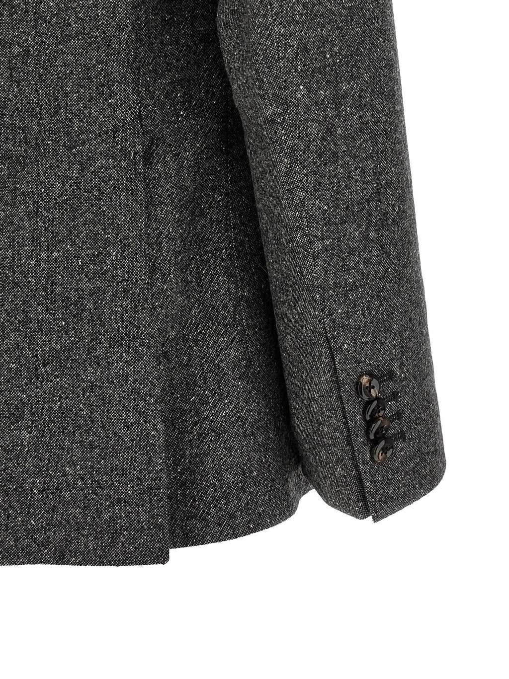 Gray Virgin Wool Blazer