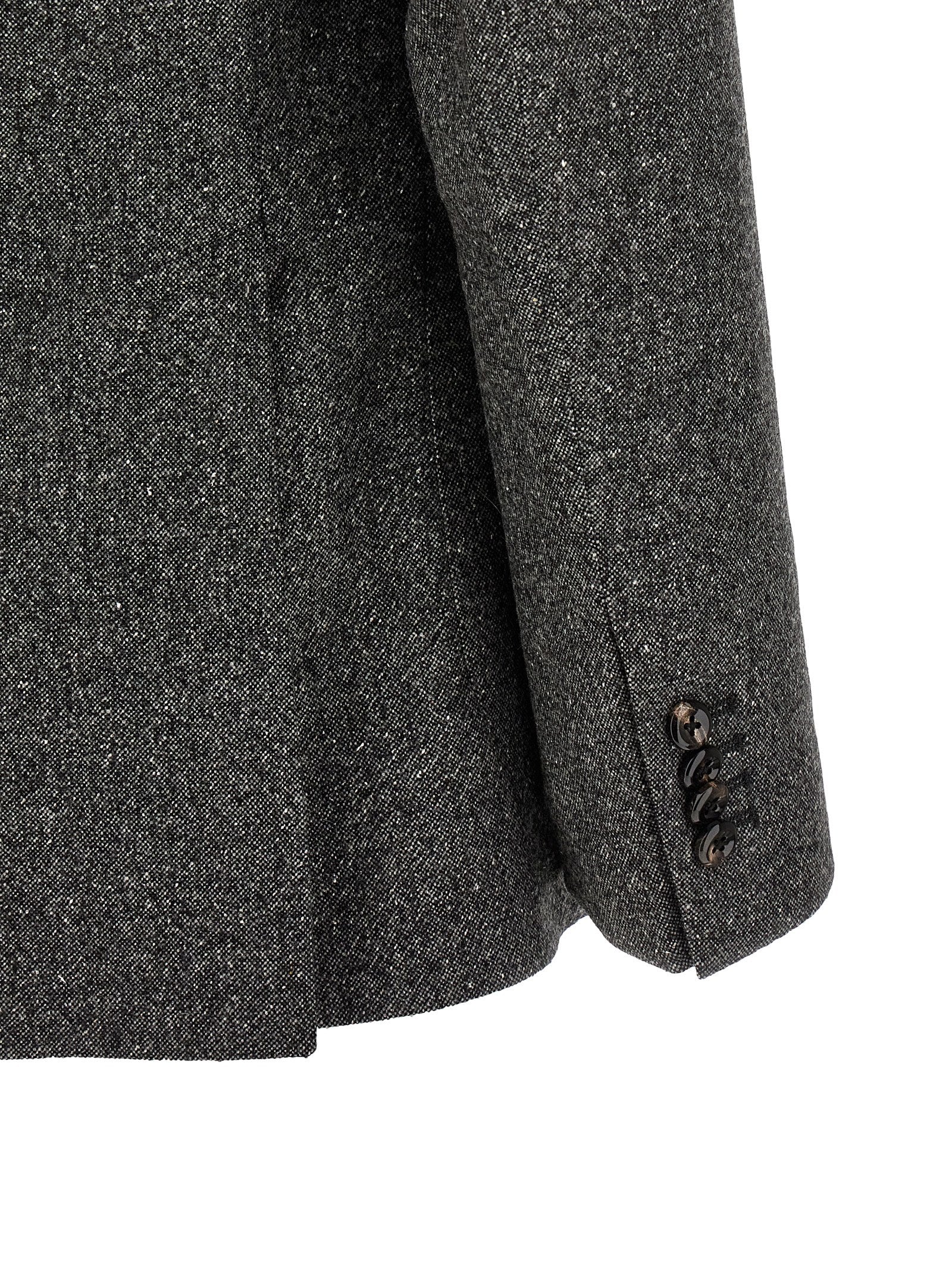 Gray Virgin Wool Blazer