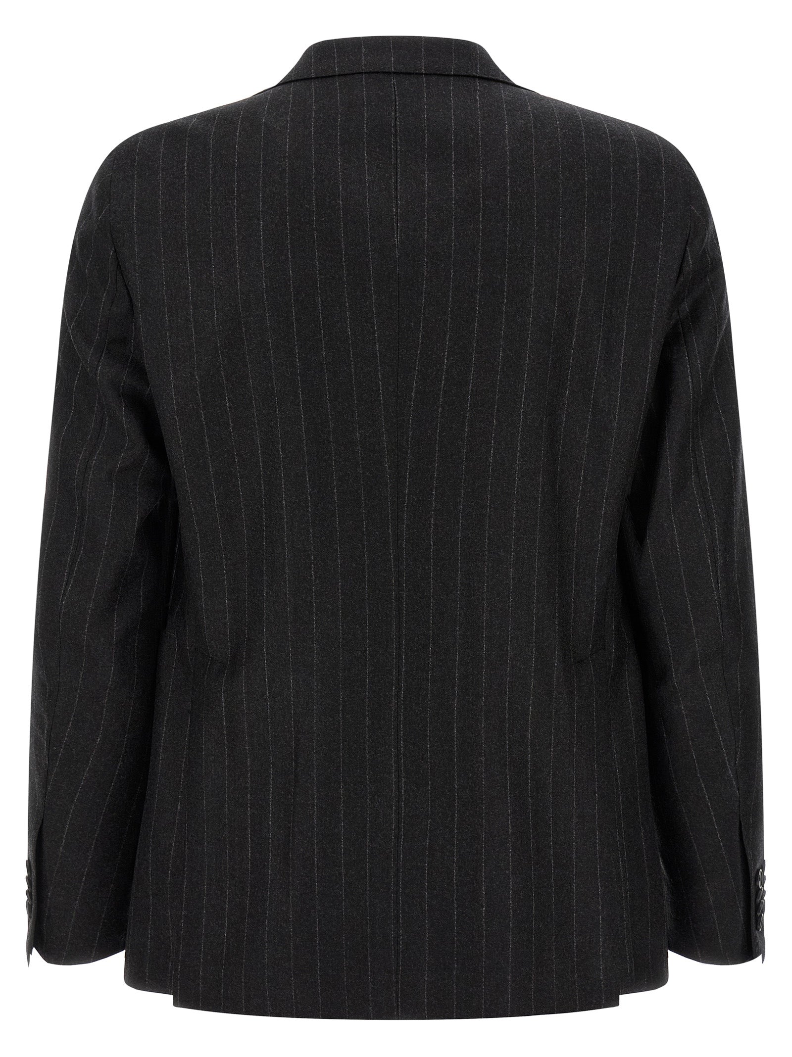 Gray Virgin Wool Two-Piece Suit