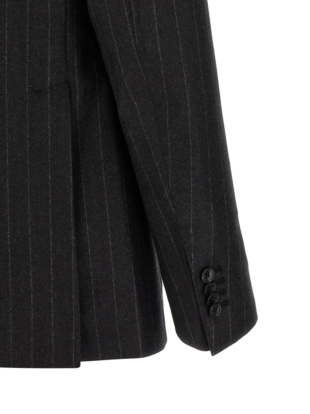 Gray Virgin Wool Two-Piece Suit