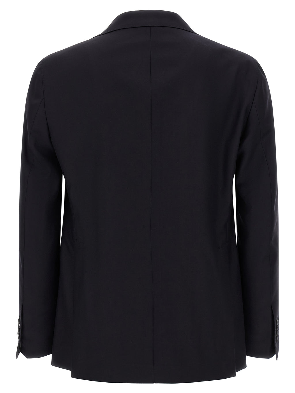 Blue Virgin Wool Two-Piece Suit