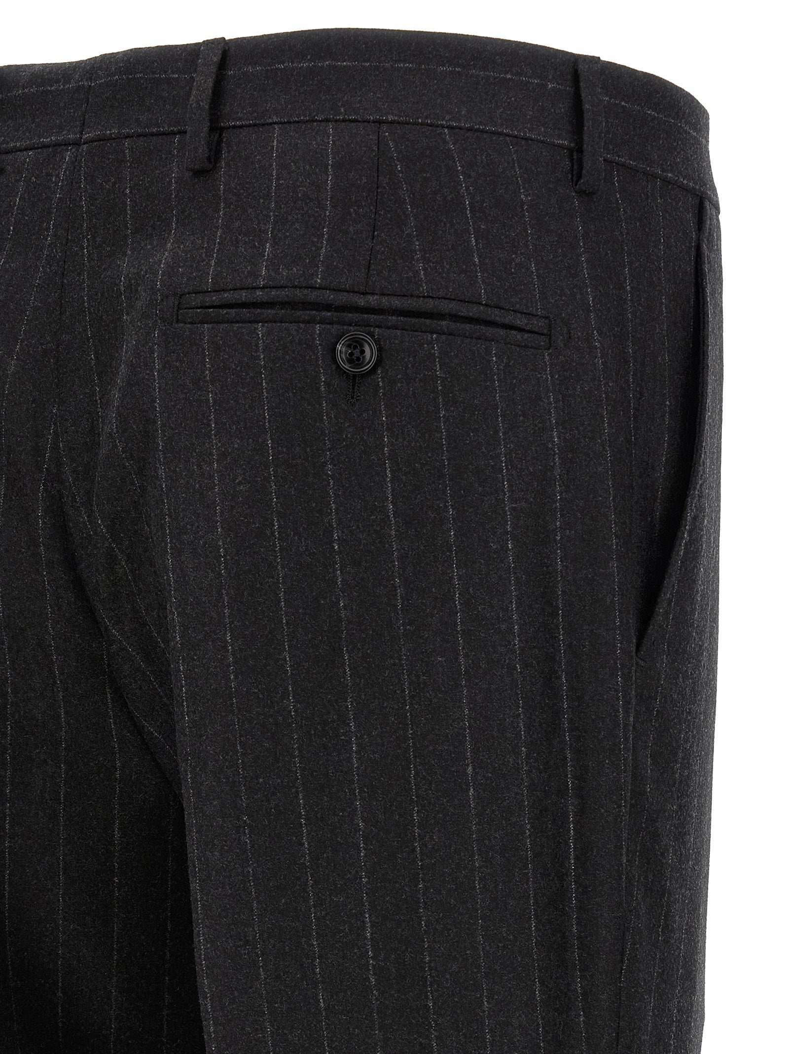 Gray Virgin Wool Two-Piece Suit