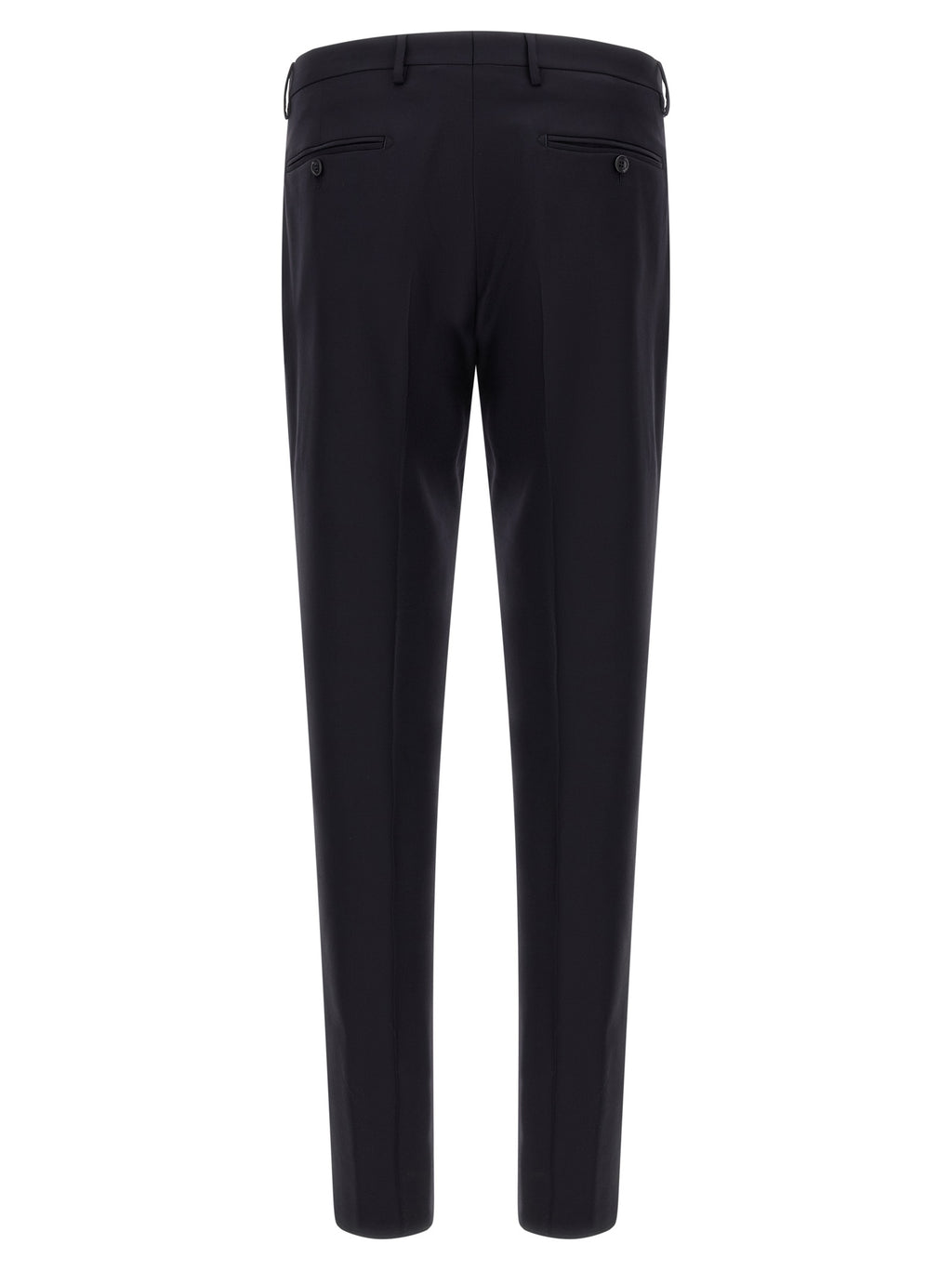 Blue Virgin Wool Two-Piece Suit