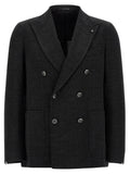 Gray Polyester Blazer