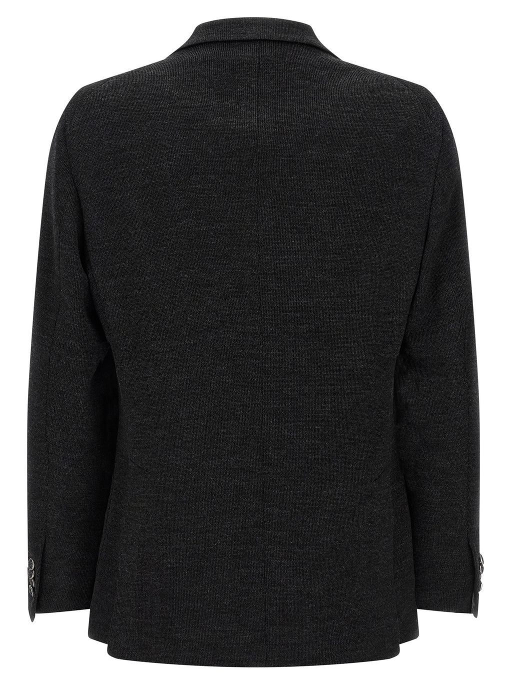 Gray Polyester Blazer