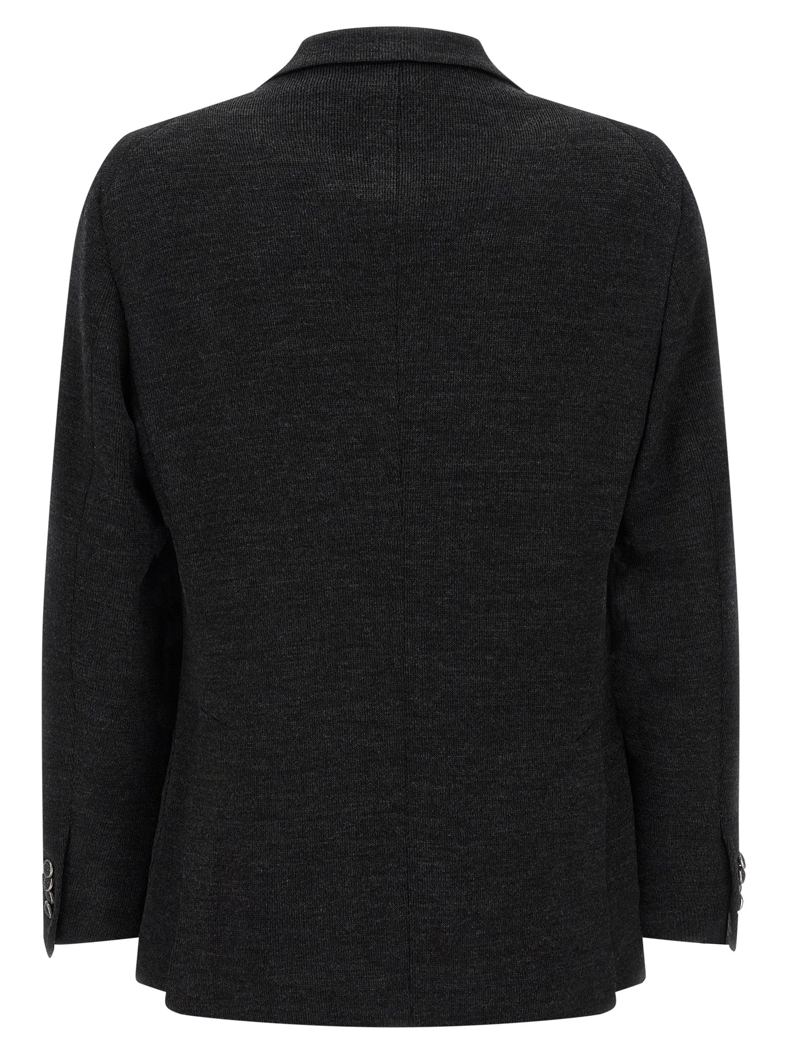 Gray Polyester Blazer