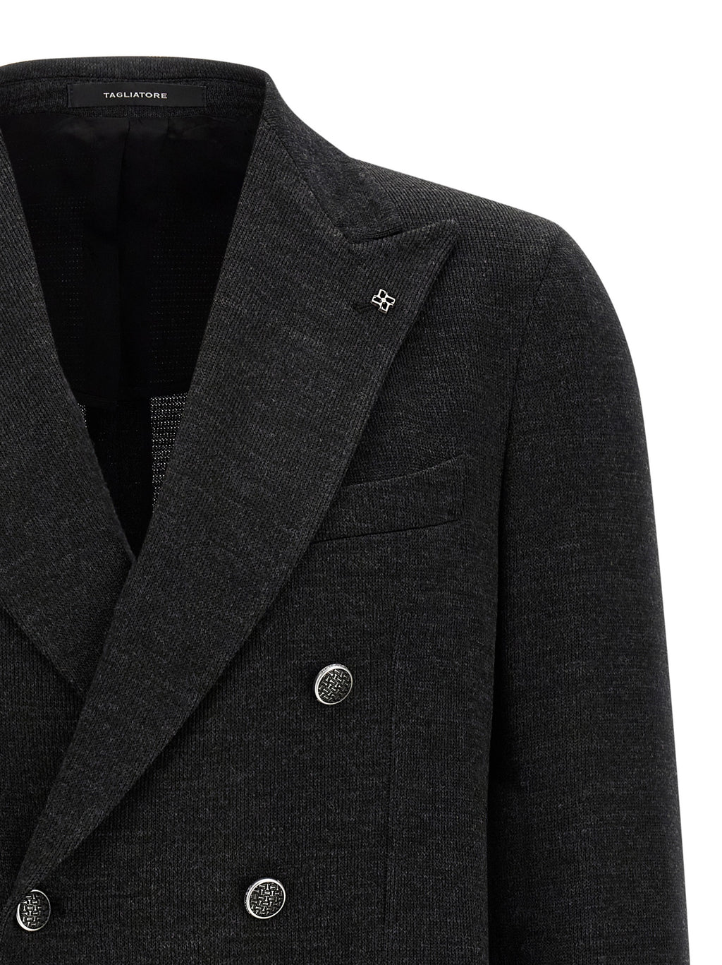 Gray Polyester Blazer