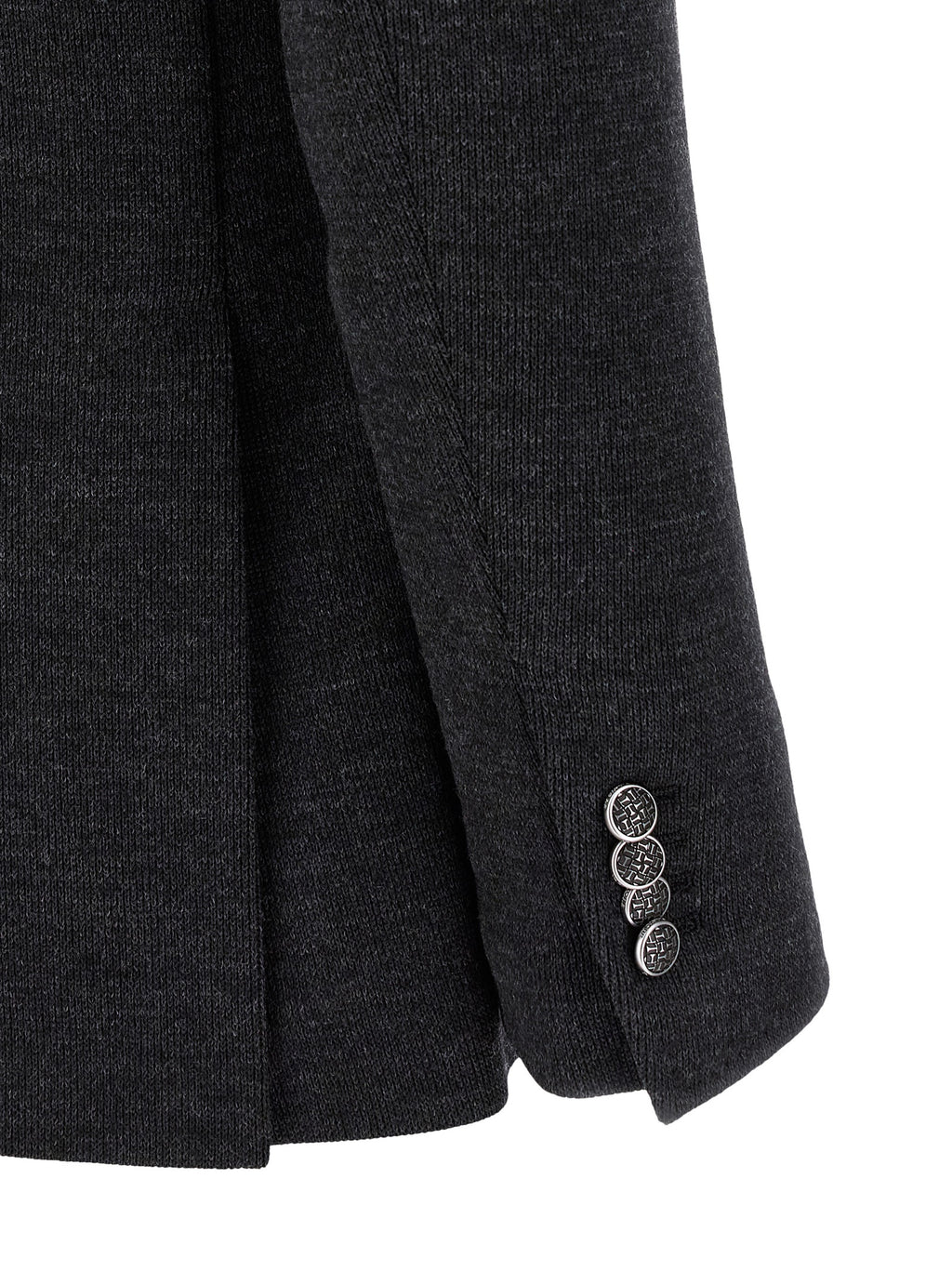 Gray Polyester Blazer