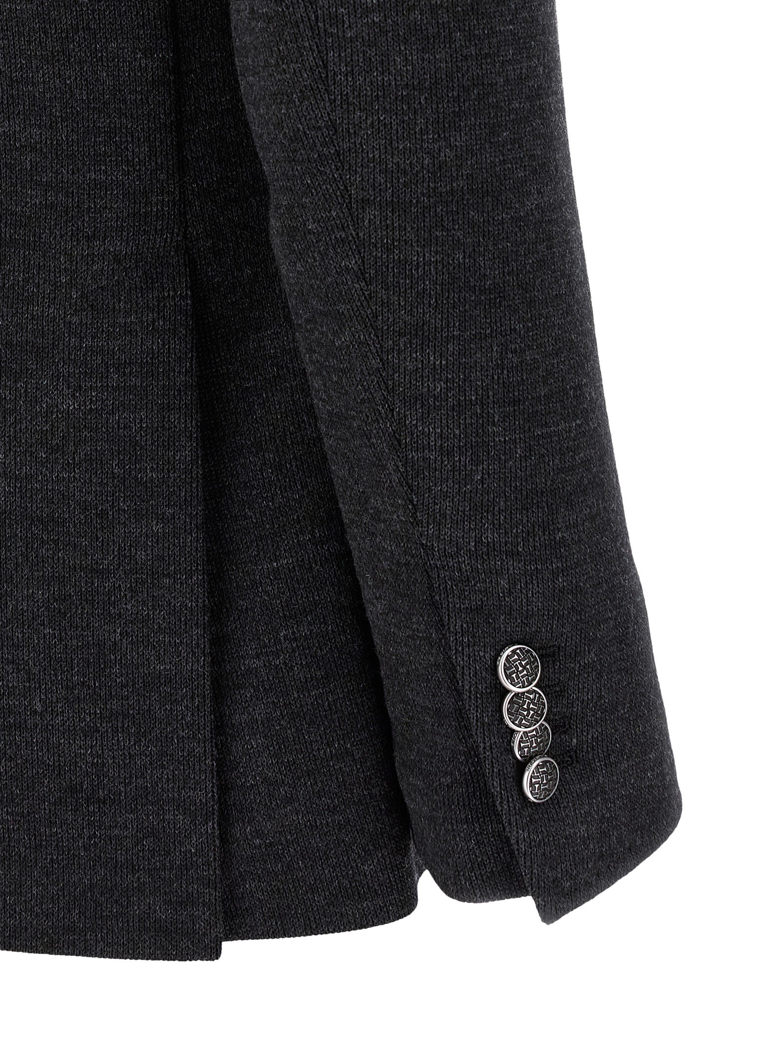 Gray Polyester Blazer