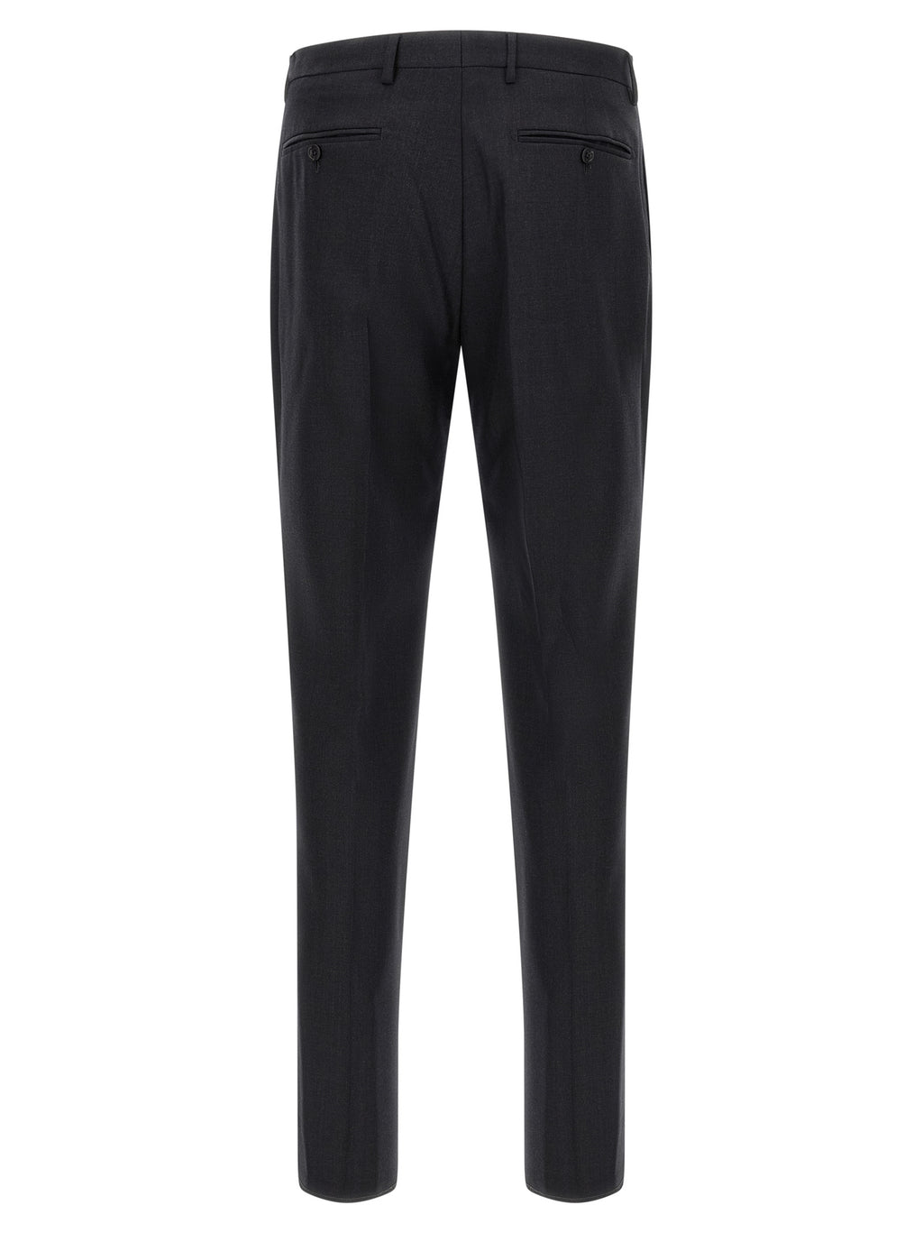 Gray Virgin Wool Two-Piece Suit