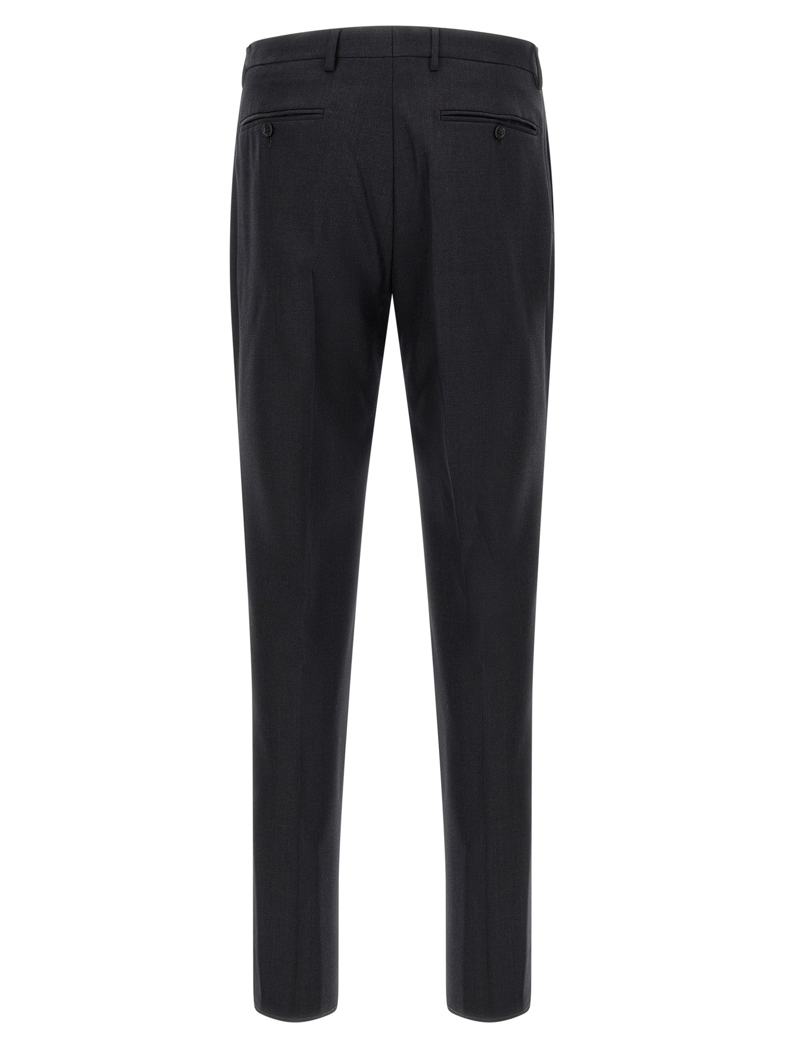 Gray Virgin Wool Two-Piece Suit