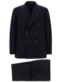 Blue Virgin Wool Two-Piece Suit