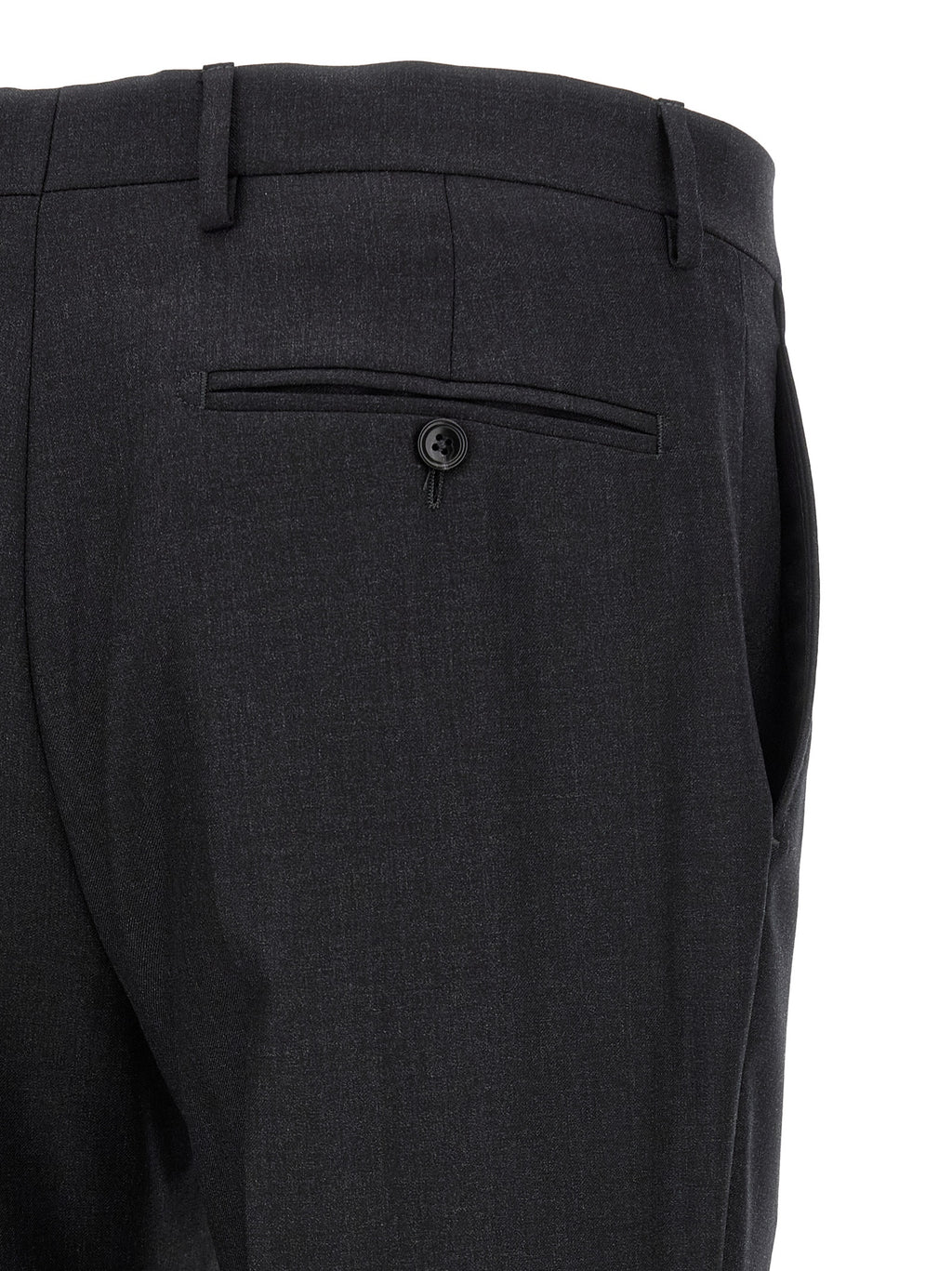 Gray Virgin Wool Two-Piece Suit