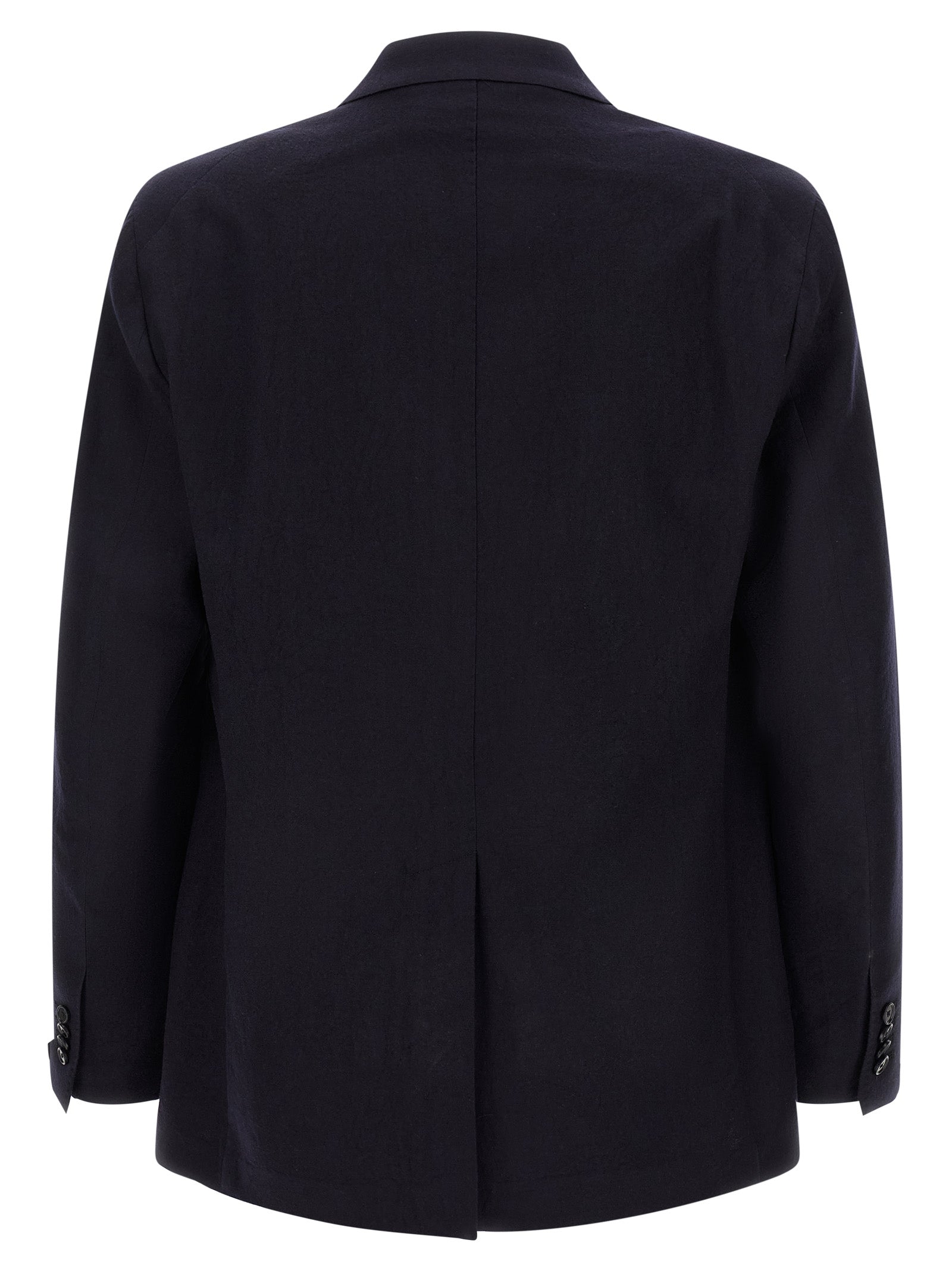 Blue Virgin Wool Two-Piece Suit