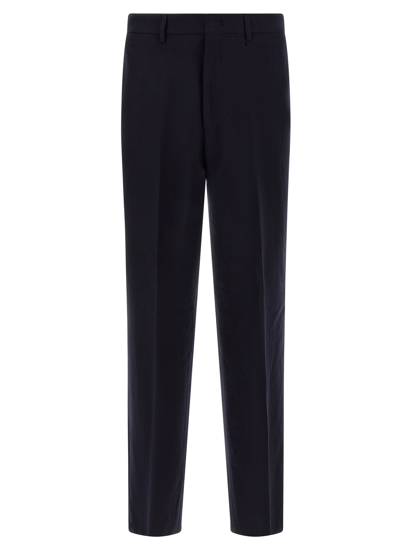 Blue Virgin Wool Two-Piece Suit