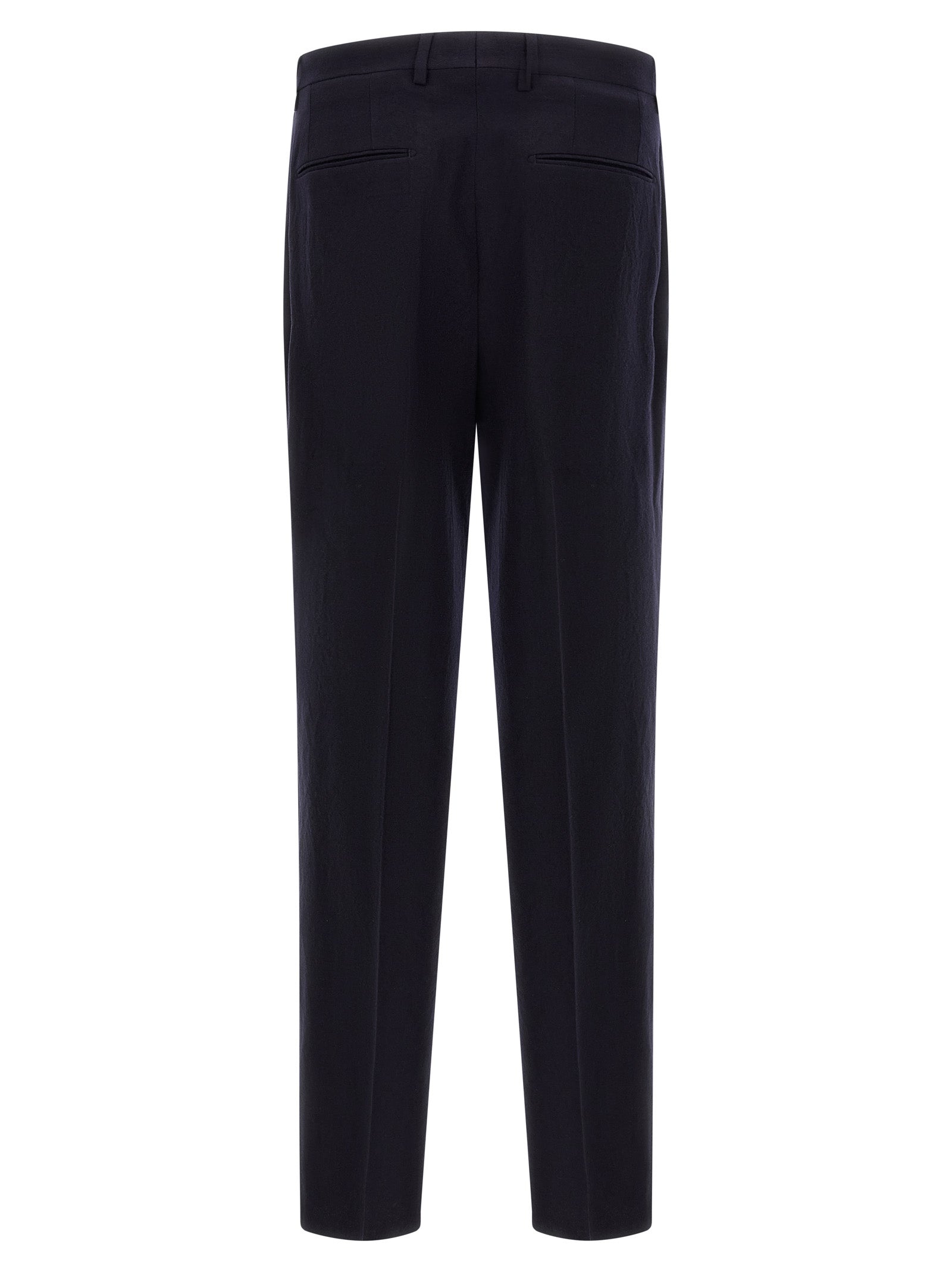 Blue Virgin Wool Two-Piece Suit