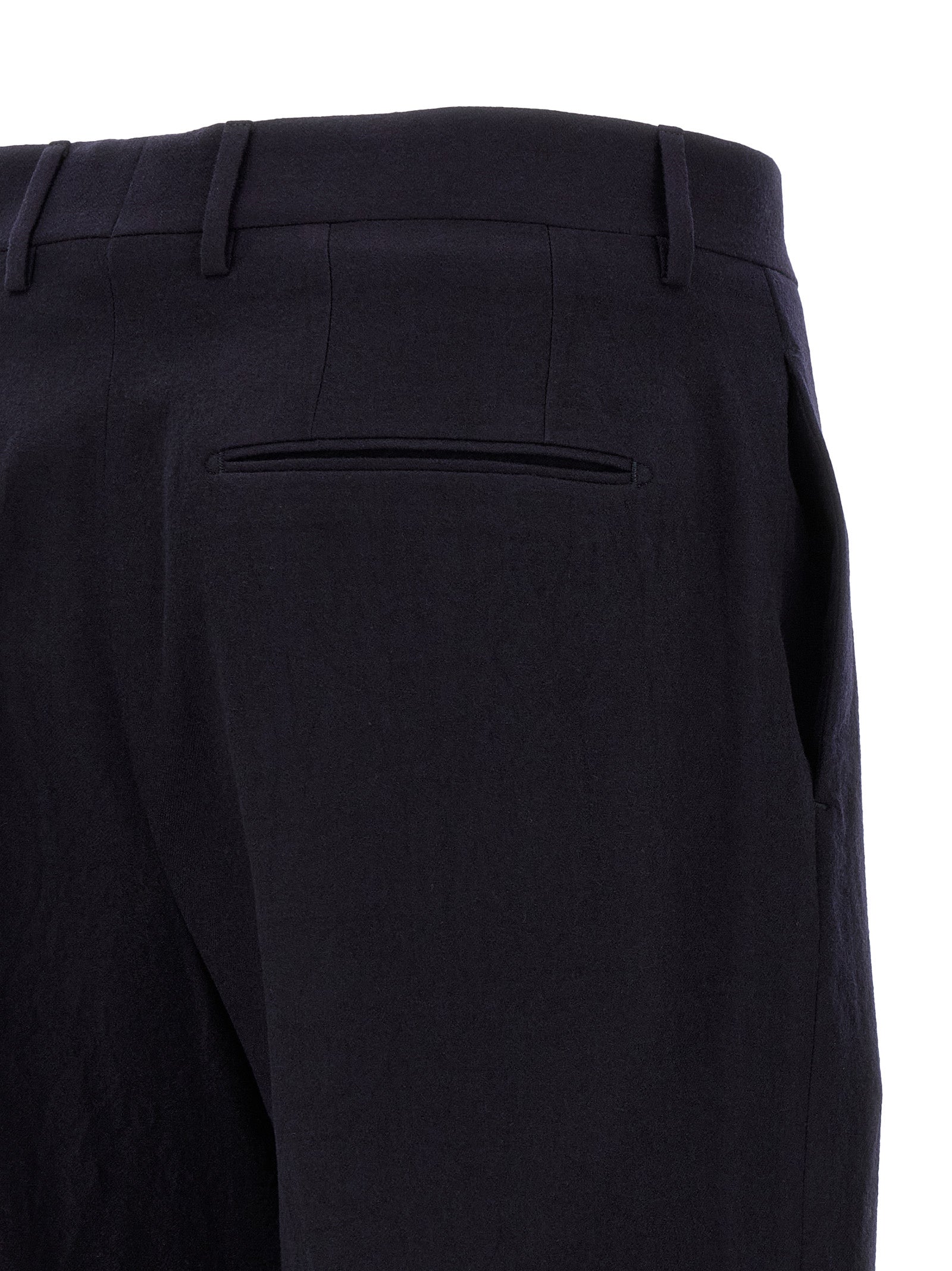 Blue Virgin Wool Two-Piece Suit