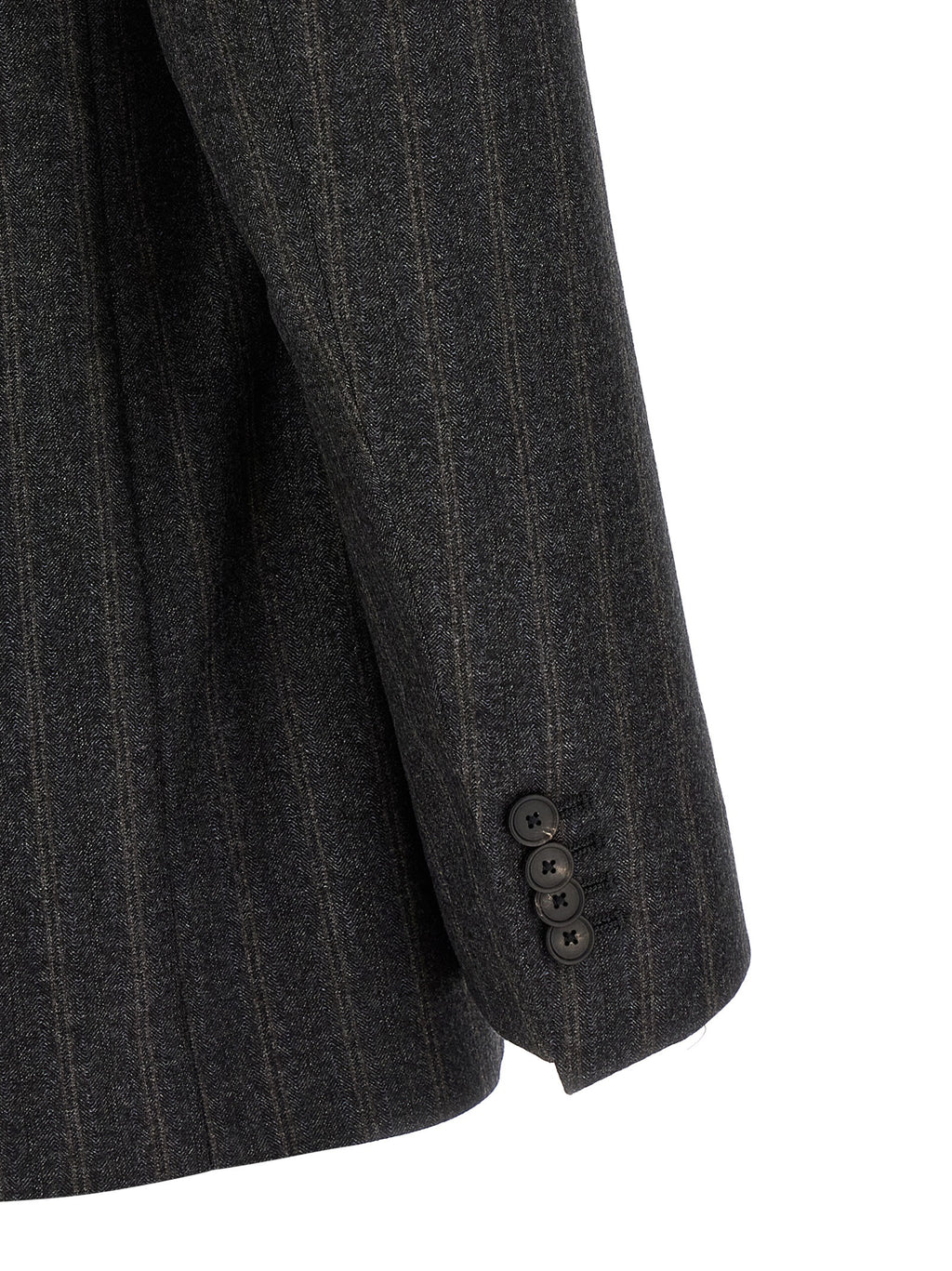 Gray Virgin Wool Two-Piece Suit