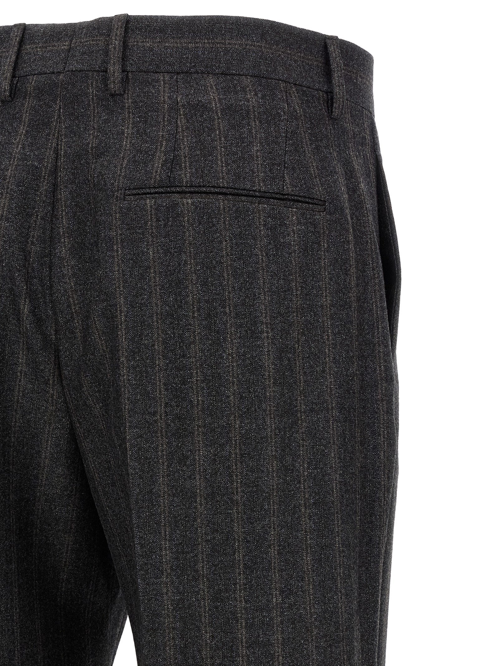 Gray Virgin Wool Two-Piece Suit