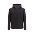 Black Polyester Shell Jacket
