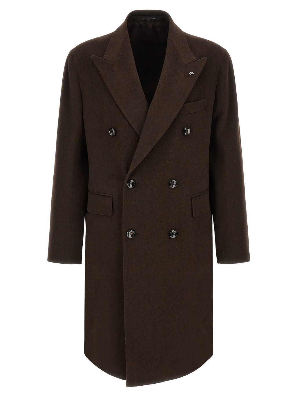 Brown Virgin Wool Coat