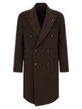 Brown Virgin Wool Coat