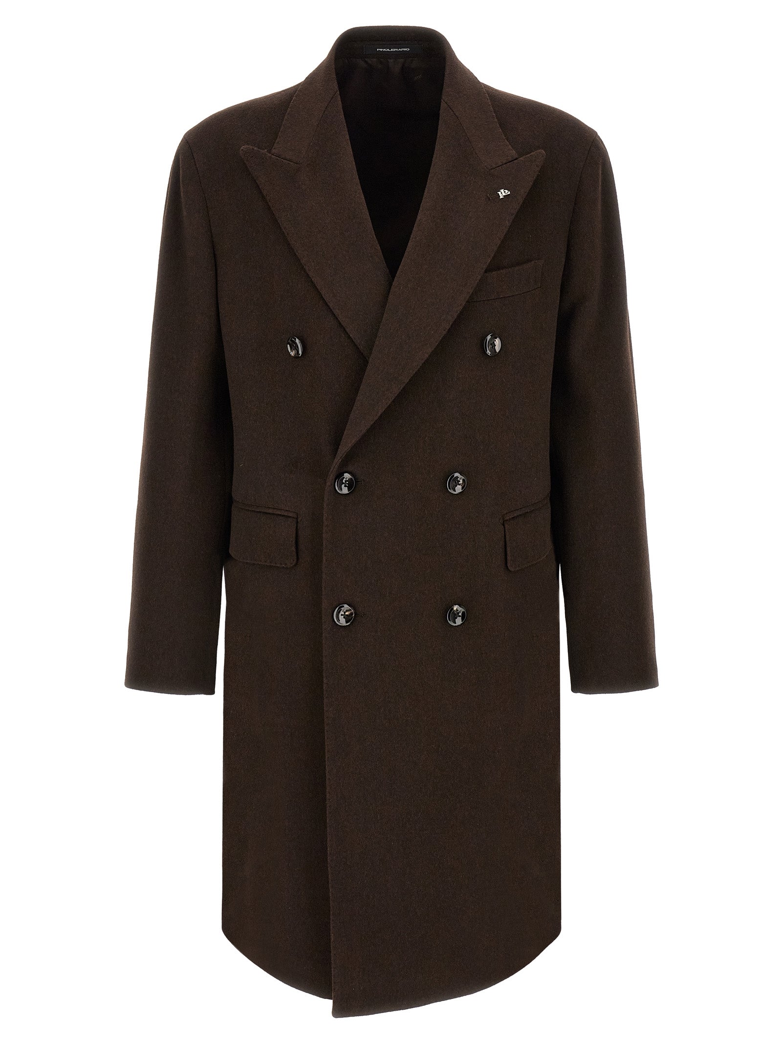 Brown Virgin Wool Coat